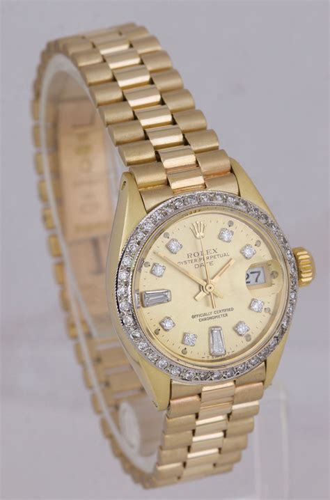 ladies 18k Rolex president